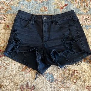 Guess denim black shorts